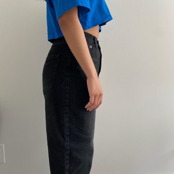 Nasty Gal Boyfriend Jeans (Black) - Picture 3 of 7